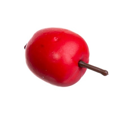 Æble ø2 cm rød 6 stk